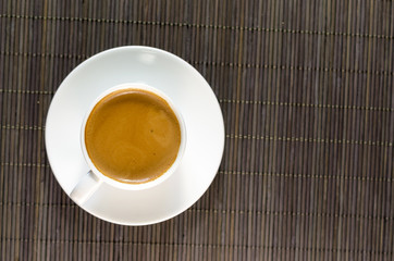 Obraz na płótnie Canvas Cup of espresso coffee