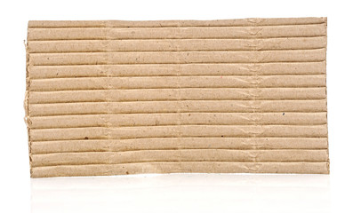Corrugated cardboard texture