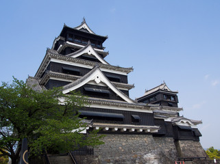 Kumamoto castle in Japan