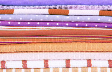 Kitchen towels, close-up