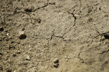 Textura de suelo seco, arcilla, cuarteado, piso, tierra.