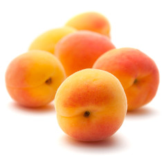 small ripe apricots