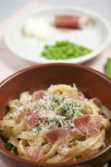 Fettuccine alla papalina