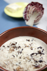 Riso gorgonzola e radicchio