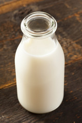 Refreshing White Cold Organic Milk