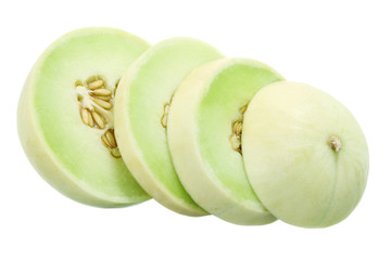 Slices of Honeydew Melon