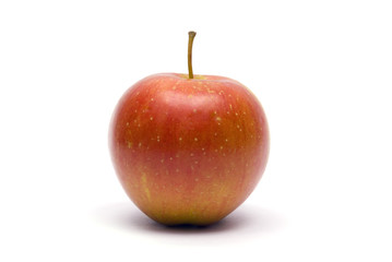 Red apple isolated on white