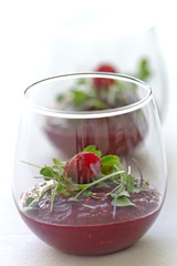 Beet Raspberry Soup