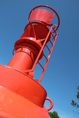 Rote Signaltonne in Hameln