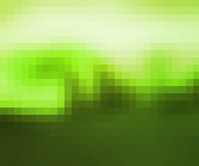 Green Pixels Background