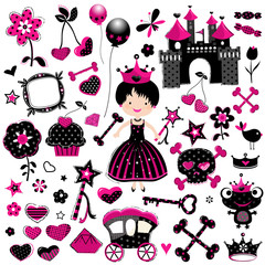 cute aggressive princess set