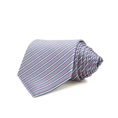 Stylish silk male tie ( necktie ) on white.