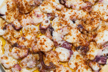 octopus slices
