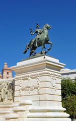 Naklejka premium Monumento a la Constitución de Cádiz, la Guerra