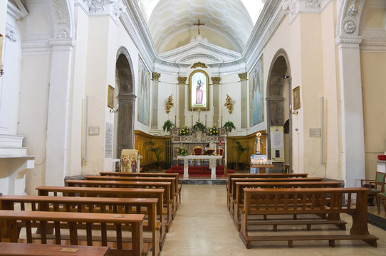 Church of St. Carmine. Melfi. Basilicata. Italy.
