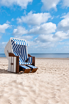 neuer Strandkorb hochkant