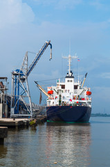 Fototapeta premium Transport dock.