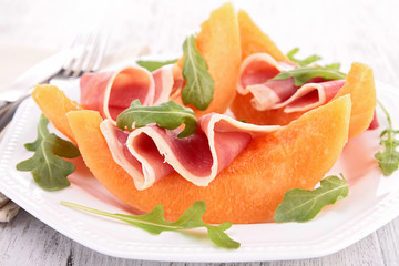 melon and prosciutto