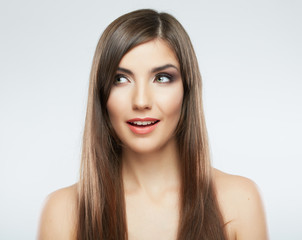 Fototapeta premium Woman hair style fashion portrait.