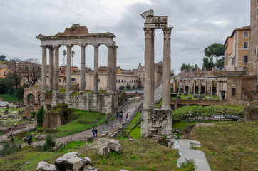 Roma, il Foro romano, veduta