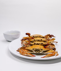 Hot Steamed Blue Crabs