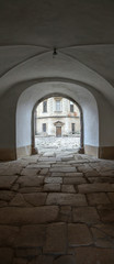 Fototapeta premium Entrance to the old castle.