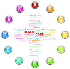 Health Care Cloud Concept