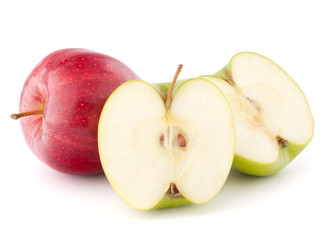Red and green apple