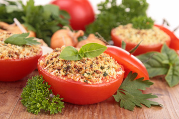 provencal tomato and ingredients