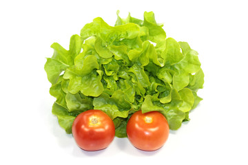 salade et tomates