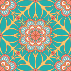 pattern with pink flowers