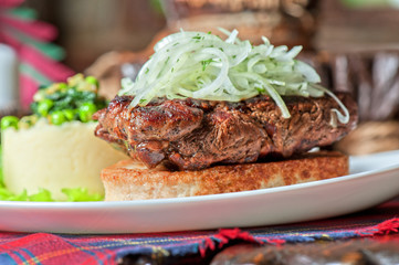 Gourmet steak meat