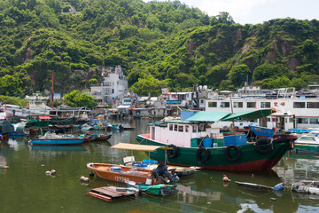 Fototapeta na wymiar Hong Kong Coastal Village
