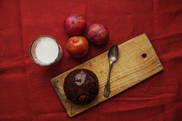 Still Life with Plums