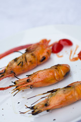 Grilled shrimp