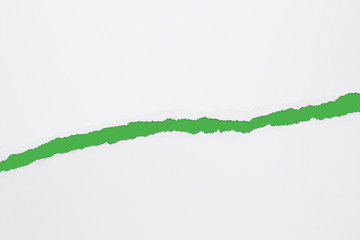 Papierabriss, grün
