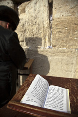 Book of Psalms at the Wailing Wall