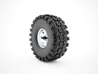 Offroad wheel with disc isolated