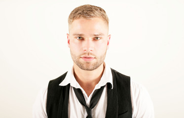 attraktives männliches Model im Portrait