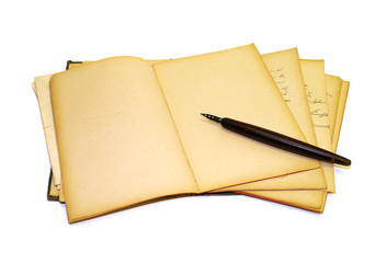 alte Schrift, Poesiealbum, Notizheft, Schulheft