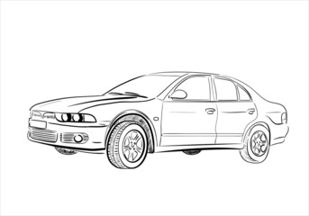 Car sketch