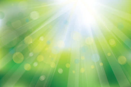 Vector of sunshine sky background.