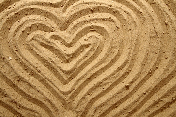yellow sand texture (heart)