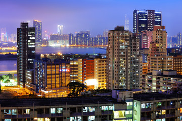 Fototapeta na wymiar Residential building in Hong Kong