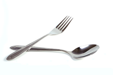 Spoon and fork