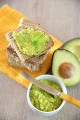 Brotaufstrich aus Avocados
