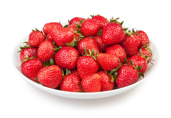 strawberry plate