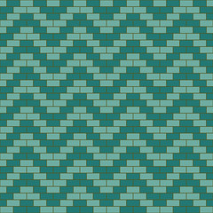 Seamless brick wall pattern with zigzag