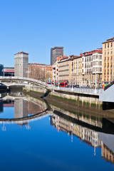 Obraz premium Bilbao, Basque Country, Spain cityscape