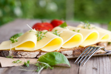 Rustic cheese bread